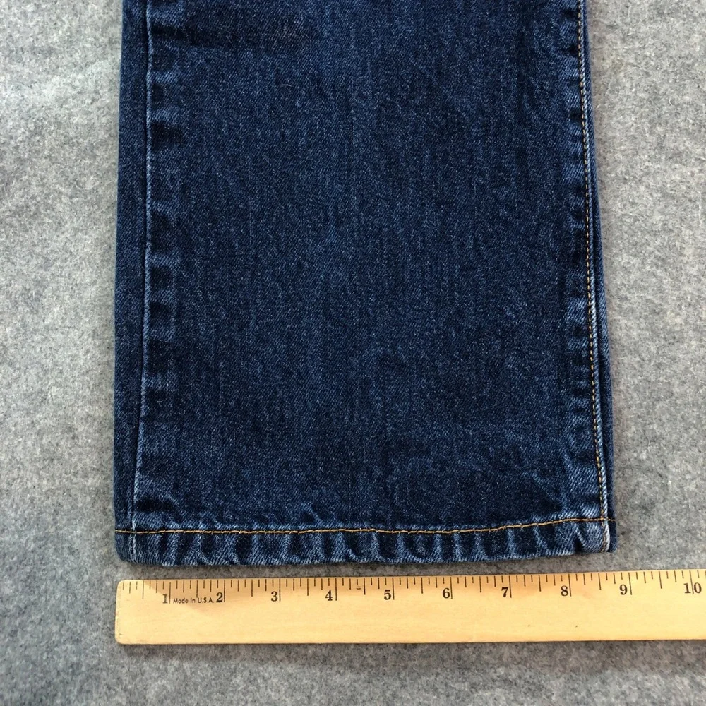 Levis 517 Mens Jeans 35x32 Bootcut Blue Dark Wash Regular Fit Denim Mid Rise
